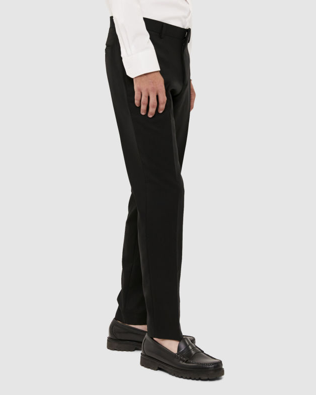Paul Wool Suit Pant in BLACK