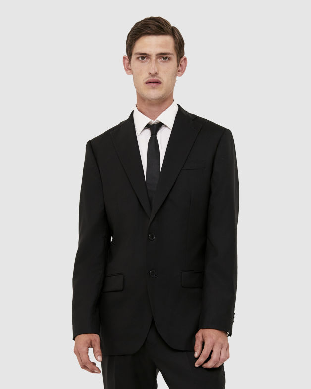 Paul Wool Suit Jacket in BLACK