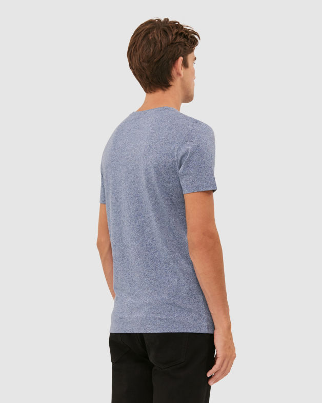 Daniel Crew Neck Tee in DENIM