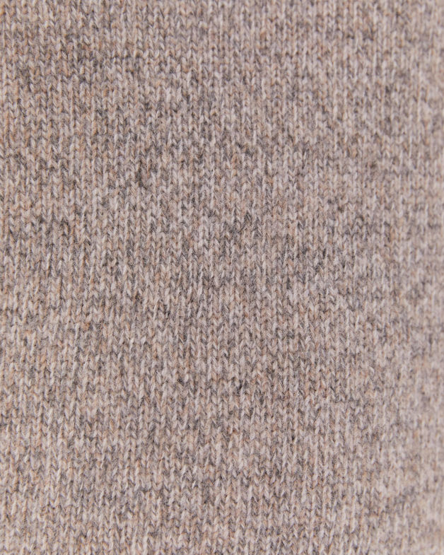Marlow Merino Wool Textured Knit in FOREST MELANGE
