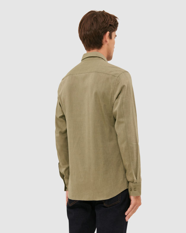 Lorenzo Utility Shirt in KHAKI
