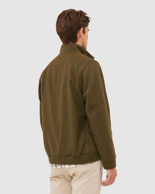 Kane Wool Jacket in KHAKI