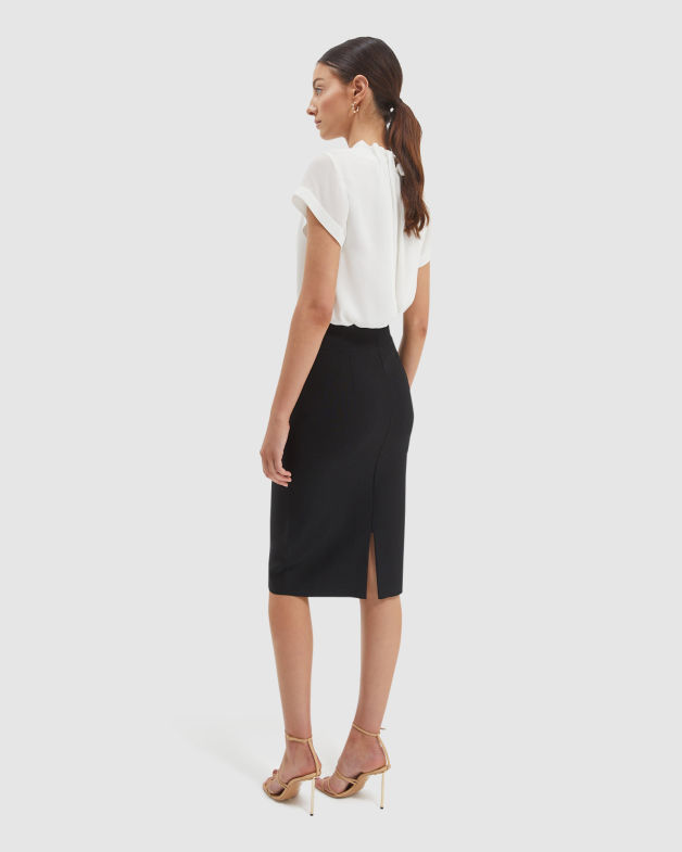 Amara Milano Pencil Skirt in BLACK
