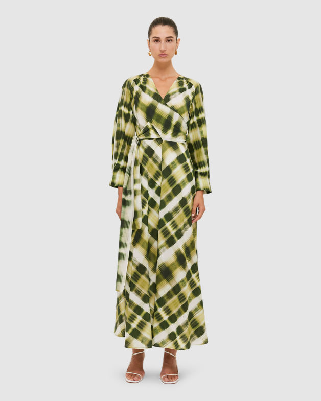 Croix Silk Cotton Dress in MULTI