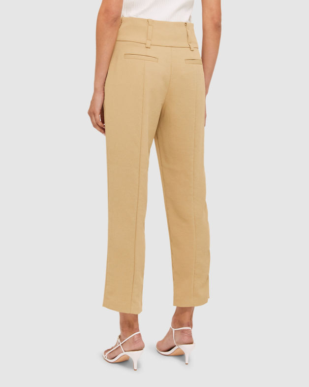 Dharma Slim Waisted Pant in SANDSTONE