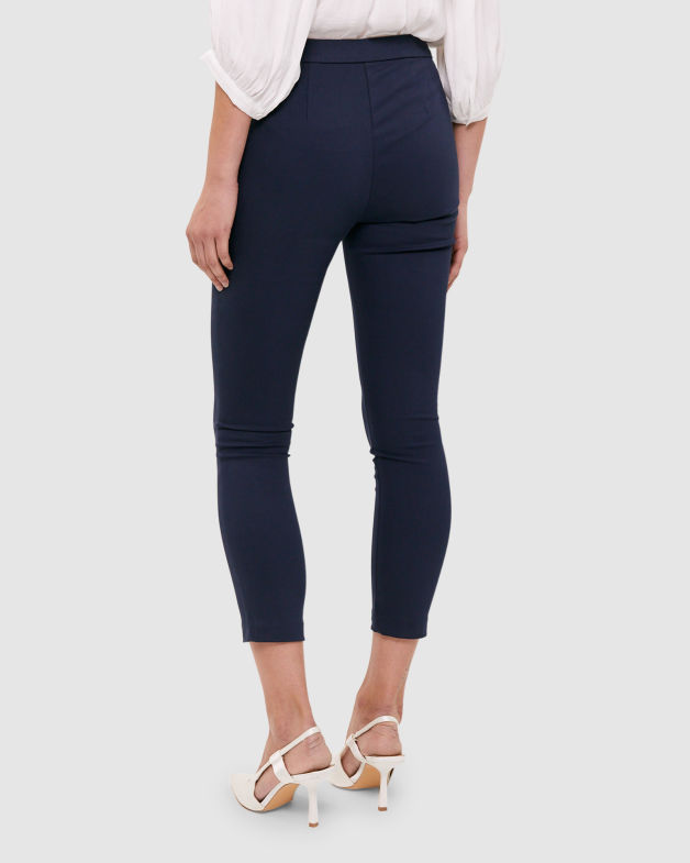 Tia Pull On Pant in INK