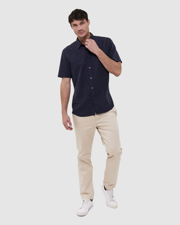 Sterne Short Sleeve Classic Shirt in INK