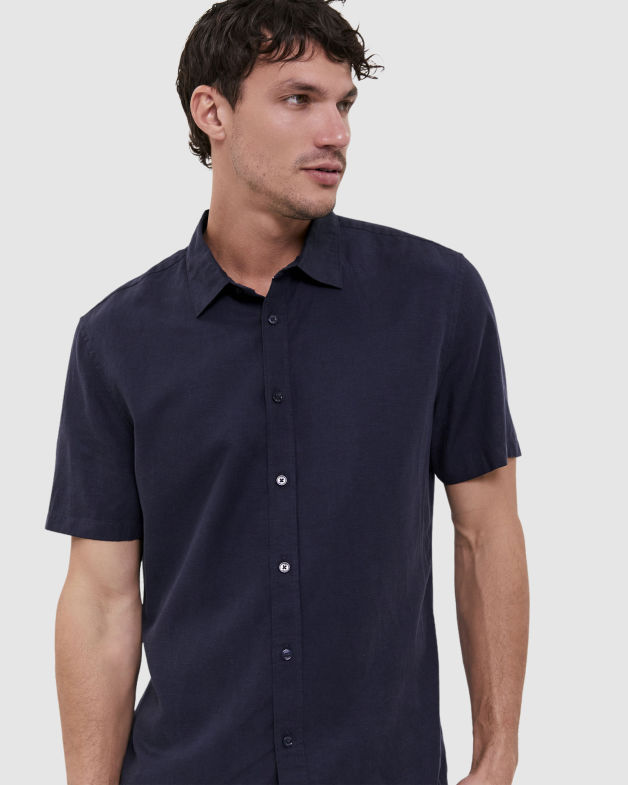 Sterne Short Sleeve Classic Shirt in INK