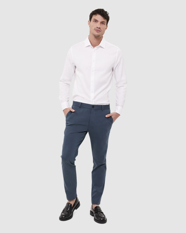 Judd Slim Dress Chino Pant in TEAL