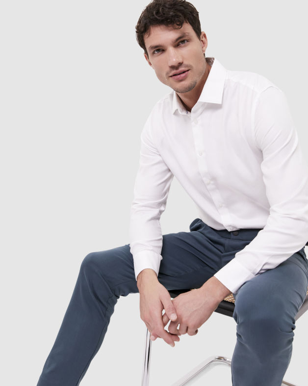 Judd Slim Dress Chino Pant in TEAL