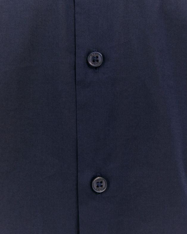 Jay Long Sleeve Voile Shirt in NAVY