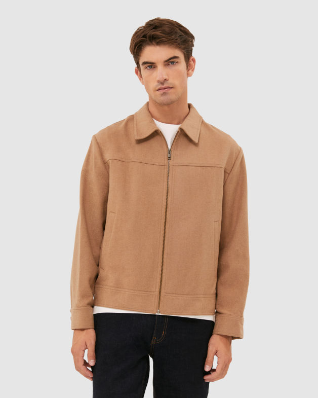 Henson Wool Jacket in CAMEL