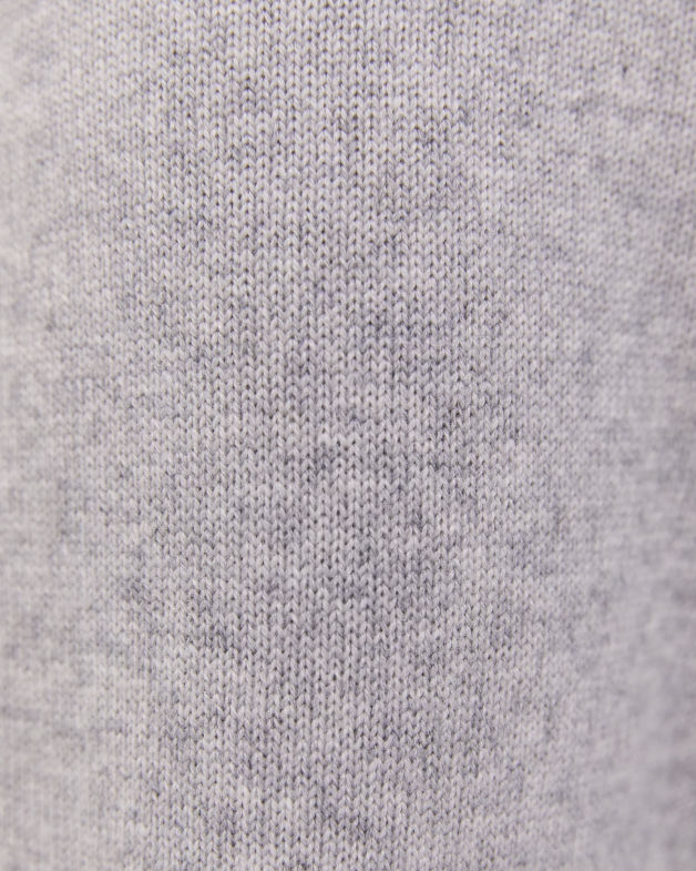Elle Wool Cashmere Knit Pant in GREY MELANGE