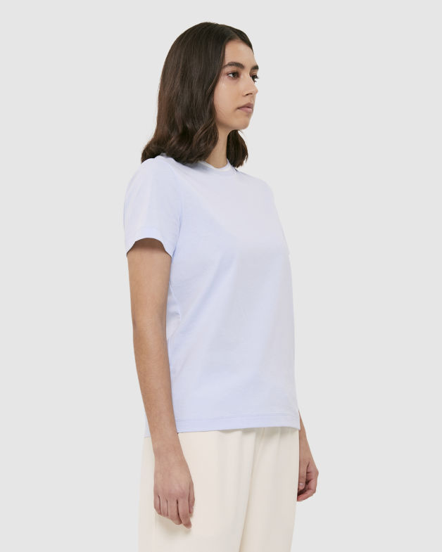 Blair Tipped Tee in BABY BLUE