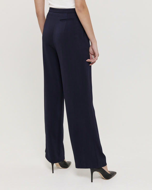 Isadora Wide Leg Pant in MIDNIGHT