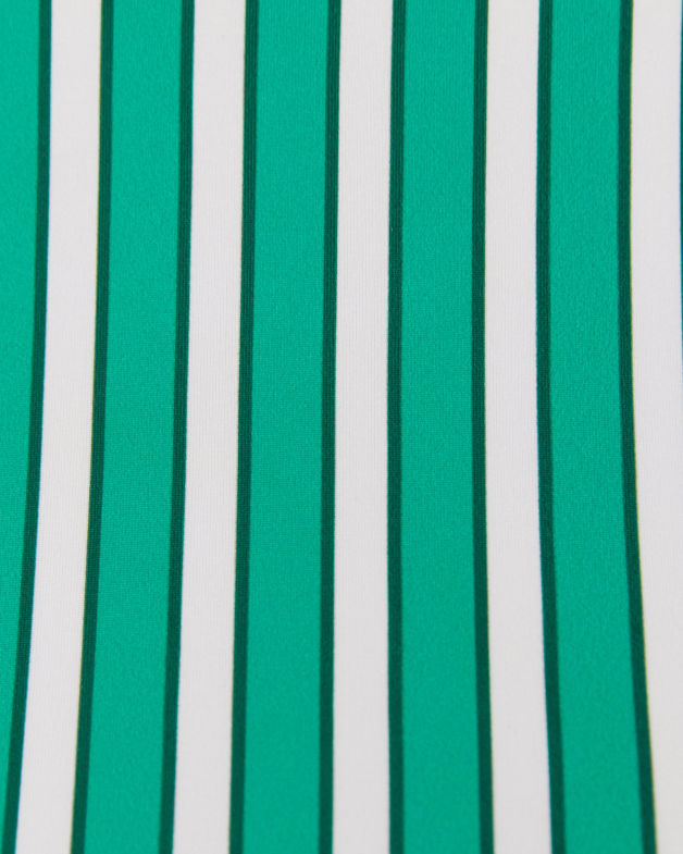 Tilda Bikini Balconette Bra in EMERALD/WHITE