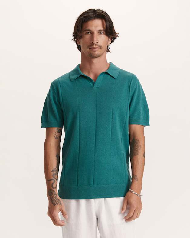 超特価激安 Polo Knit Cornell in SABA - Green トップス