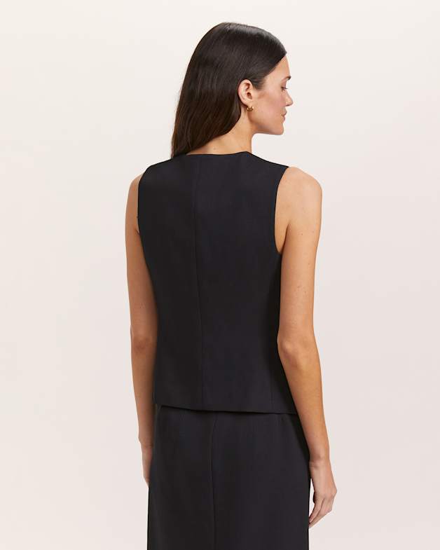 Dharma Crew Neck Longline Vest
