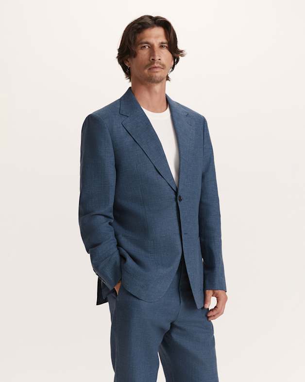 Lucian Cotton Linen Suit Jacket