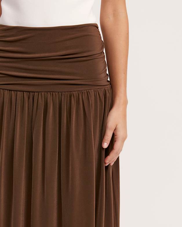 Serena Rouched Maxi Skirt