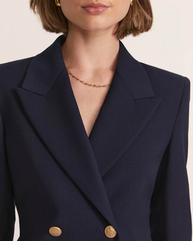 Celeste Wool Double Breasted Blazer