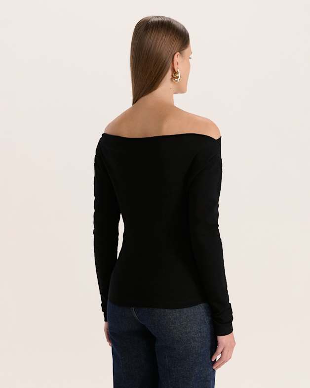 Coco Wool Boat Neck Top