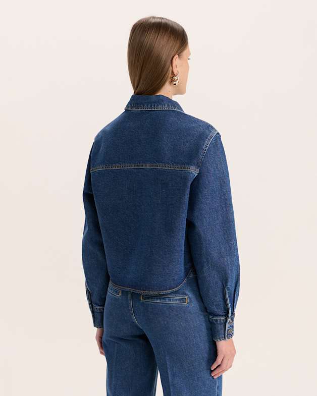 Ava Long Sleeve Denim Shirt