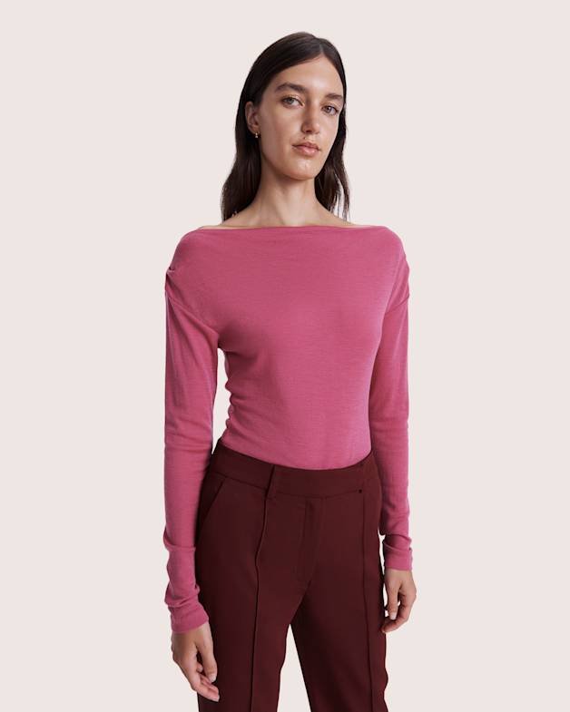 Coco Wool Boat Neck Top