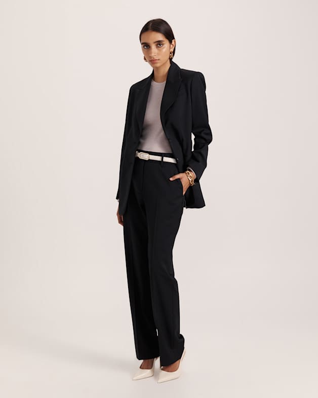 Suki Slim Leg Wool Pant