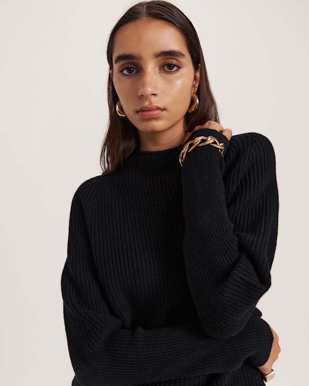 Nora Wool Batwing Sweater