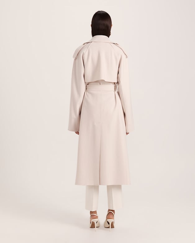 Karla Wool Relaxed Trenchcoat