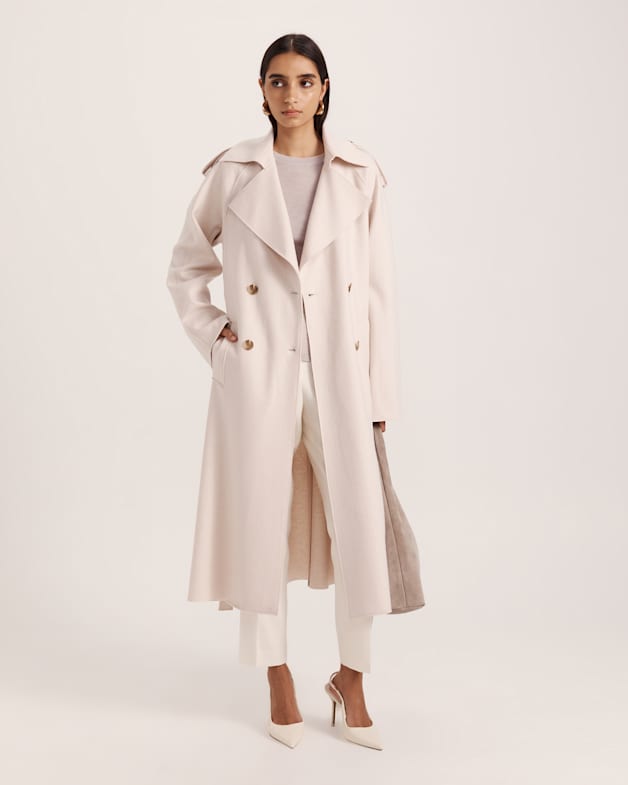 Karla Wool Relaxed Trenchcoat