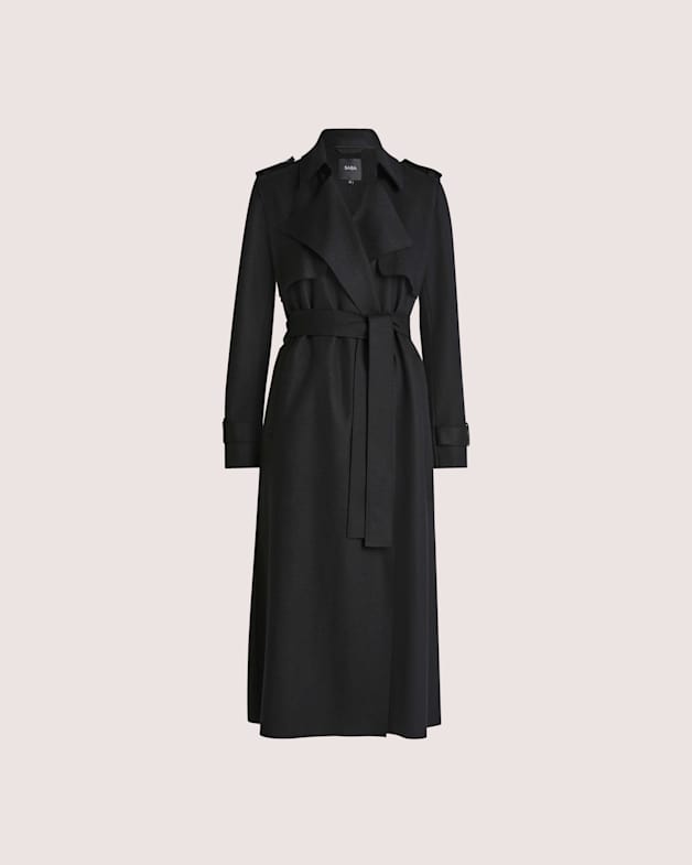 Karla Wool Longline Trench Coat