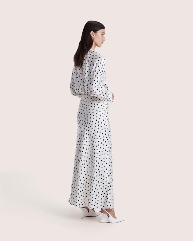 Presley Silk Midi Skirt