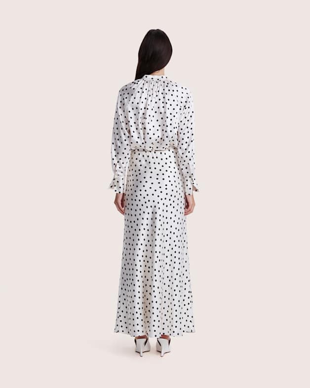 Presley Silk Midi Skirt