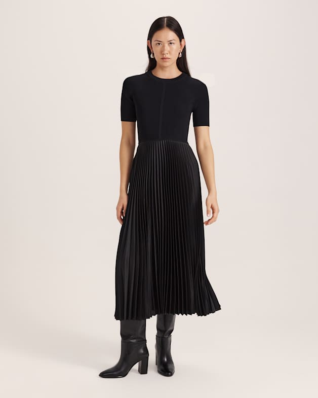 Vicky Mixed Media Dress