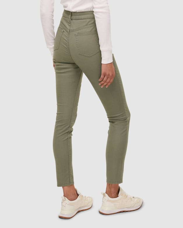 Khaki green hot sale skinny jeans