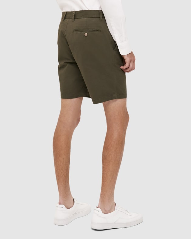 Mens short length best sale chino shorts