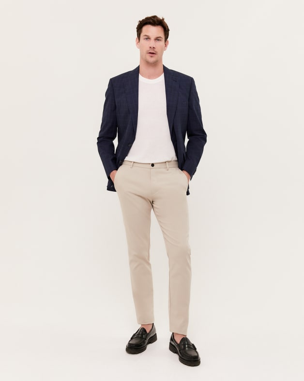 Blazer with cotton sales pants