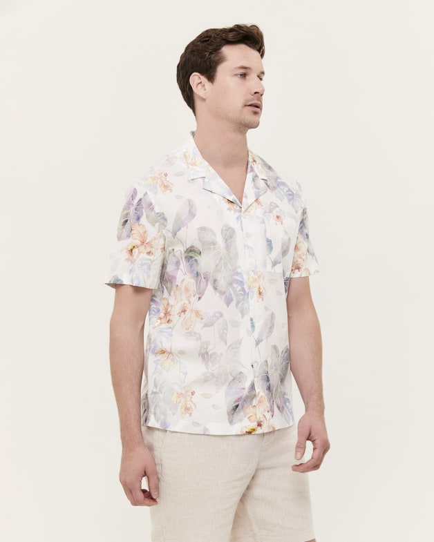 Solano Short Sleeve Print Shirt in MULTI