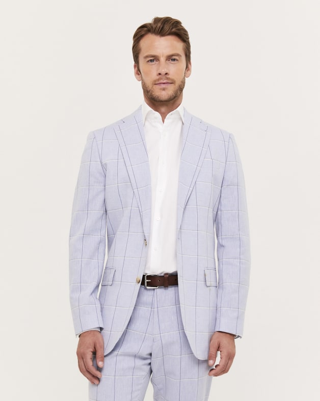 Check suit jacket mens shop