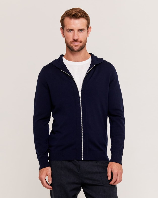 Franklin Merino Wool Zipper Hoodie SABA