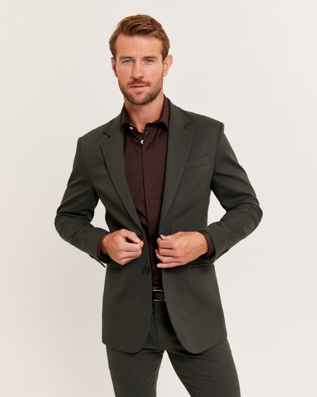 Green blazer jacket online