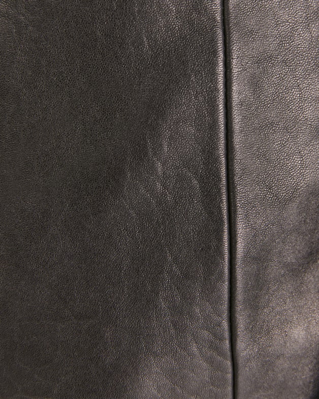 Lilia Leather Jacket in BLACK