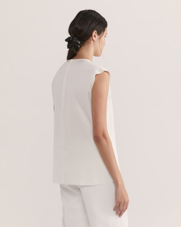Shell top hot sale all white