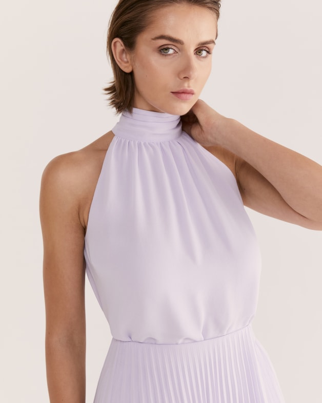 Lilac high neck store top