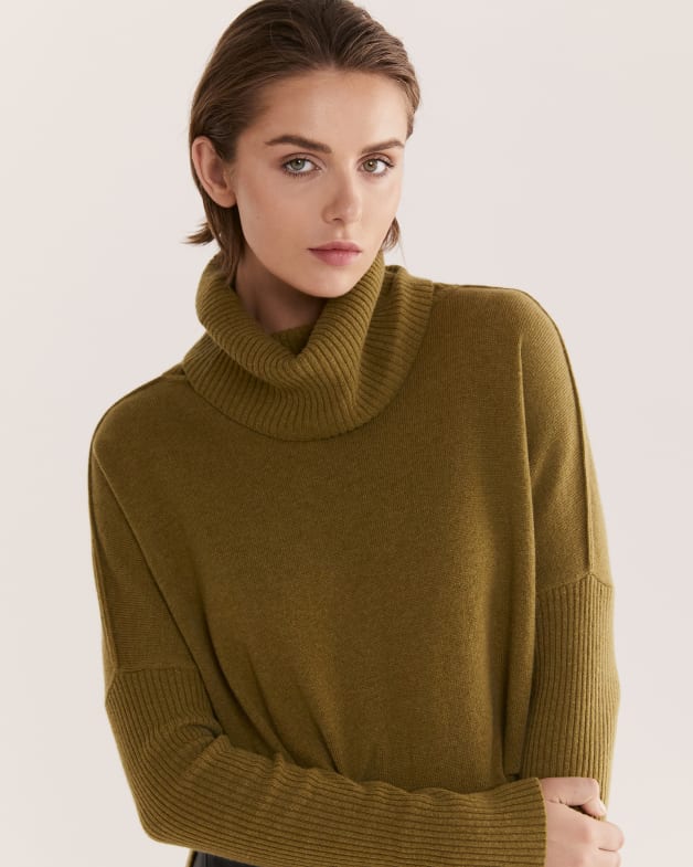 Saba claudia top roll neck