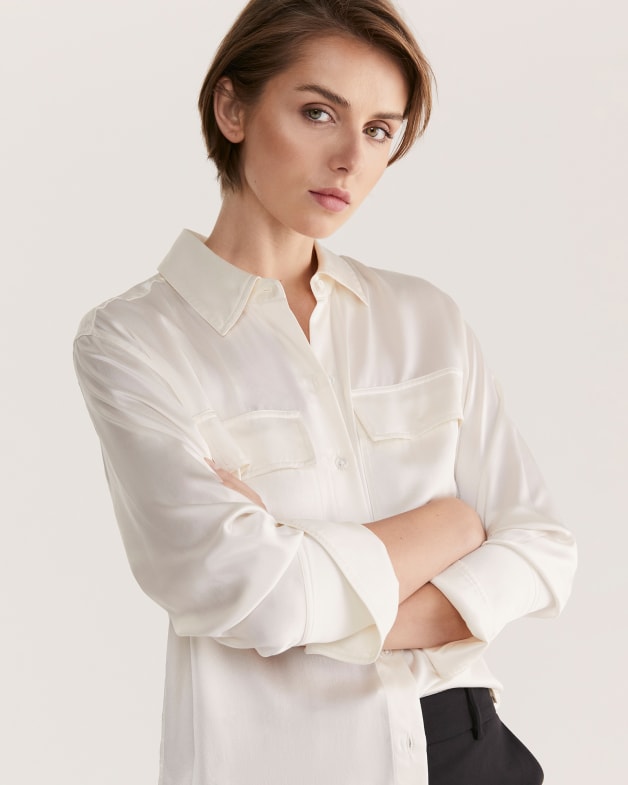 Freya Silk Pocket Shirt - SABA