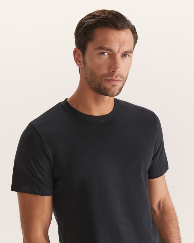 Super Soft Tee in WASHED BLACK