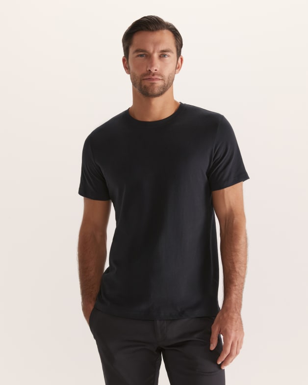 Super Soft Tee in WASHED BLACK